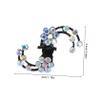 12Pcs Plum Clips Elegant Rhinestone Hair Accessories for Women Versatile Claw Clips for Weddings Parties and Daily Wear Stylish Updos view 2