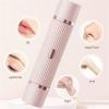 2 in 1 Wet & Dry Waterproof Electric Bikini Trimmer for Women, Painless Hair Removal (Pink+Purple) view 4