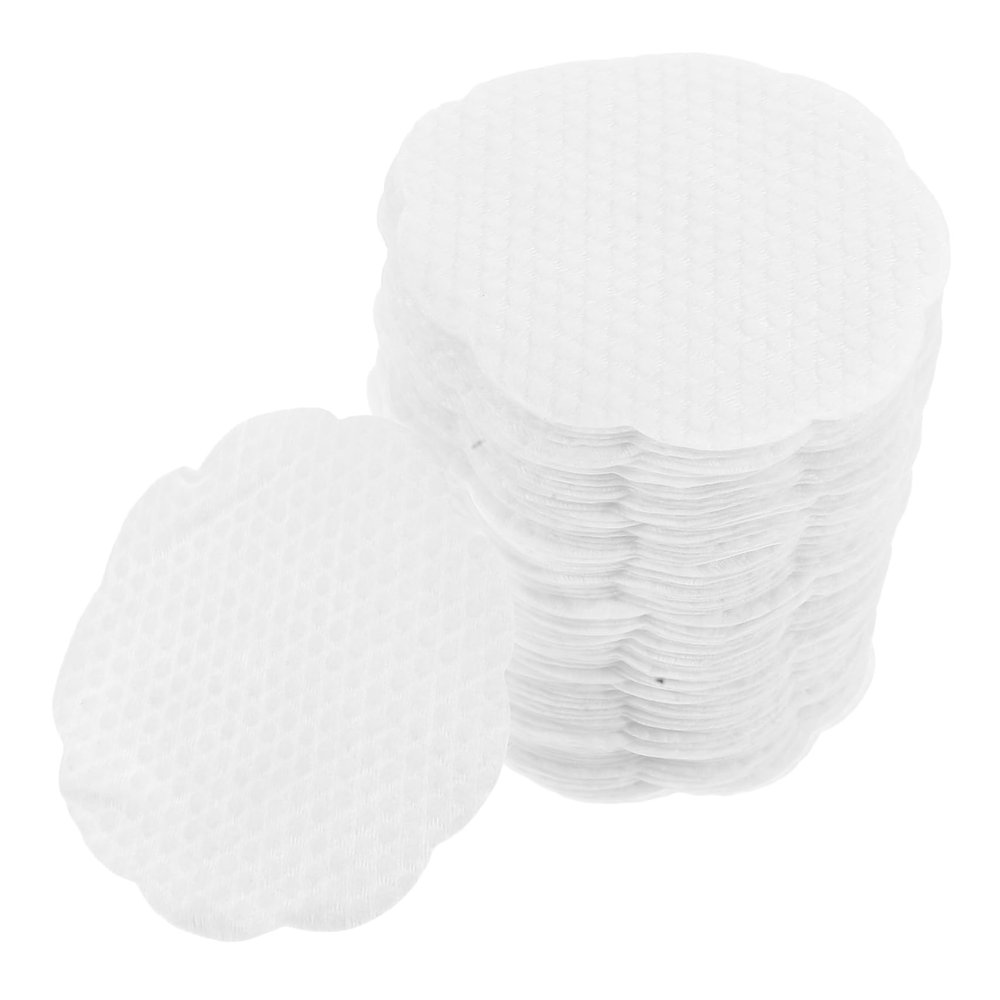 100pcs Facial Toner Pads: Disposable Non-Woven Makeup Remover Wipes - Deep Cleansing Facial Scrub Pads - Eye Shadow Removal Cloths