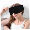 Beaupretty 1Pc Breathable Travel Eye Mask Full Coverage Light Shading Sleeping Blindfold for Home Travel Comfortable Design for Deep Sleep Relaxation view 2