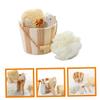 1Set Body Scrubber Kit Body Cleaning Tool Set with Exfoliating Scrubber Foot Grinding Tool and Face Massager for Spa Home and Daily Use view 3
