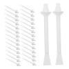 50Pcs Nose Sticks Dual Ended Hair Applicator for Nostril Ear and Eyebrow Hair Removal Comfortable Portable Grooming Tool for Men and Women view 1
