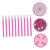 OUNONA 100Pcs Disposable Lip Brush Lengthened Applicator for Smooth Makeup Skin Friendly Eyeshadow Brushes for Facial Application for Beauty Supplies view 2