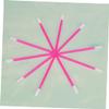 OUNONA 100Pcs Disposable Lip Brush Lengthened Applicator for Smooth Makeup Skin Friendly Eyeshadow Brushes for Facial Application for Beauty Supplies view 3