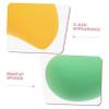 6Pcs Mango Shaped Makeup Sponges Dual Use Powder for Foundation Face Durable Easy to Clean for All Skin Types Includes view 3