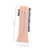 10Pcs Electric Eyebrow Razor Replacement Blades Compatibility for Various Models Gentle Skin Travel Friendly Precision Trimming Accessories Orange view 2