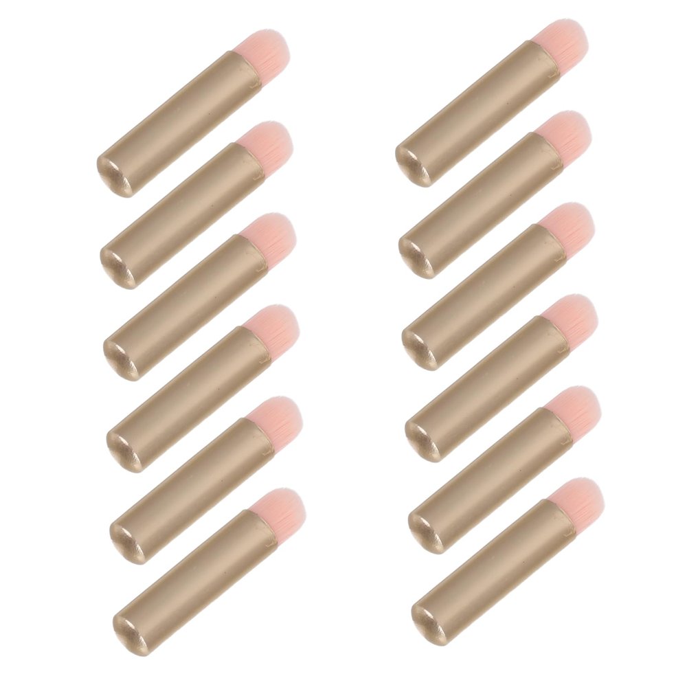 12pcs Travel Size Makeup Brushes: Mini Brushes for Eyeshadow Lip Liners and Concealer - Lightweight and Easy to Carry Makeup Applicator