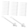 50Pcs Dual Ended Nose Sticks Precise Hair Removal Applicators for Nose Ears Eyebrows Facial Grooming Gentle Portable Waxing Tool view 1