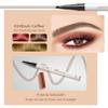 2 Pcs Microblading Eyebrow Pen, 2025 Upgraded 3D Waterproof 4-Tip Eyebrow Pencil, Natural Makeup Long-Lasting Fine Stroke Magic Eyebrow Pencil for Women Stay on All Day (02 Dark Brown*2) view 2