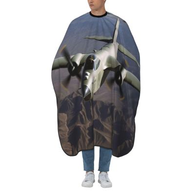 Aprons Professional Hair Cutting Cape with Adjustable Snap Closure, US Army Plane Barber Cape for Men Women Waterproof Hairdressing Salon Cape, Coloring Makeup Styling Home Use