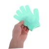 4Pairs Nylon Shower Gloves Exfoliating Body Scrub Mitts for All Skin Types Elasticized Use with Soap Shower Gels view 4