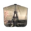 Aprons Professional Hair Cutting Cape with Adjustable Snap Closure, Paris Tower Barber Cape for Men Women Waterproof Hairdressing Salon Cape, Coloring Makeup Styling Home Use view 2