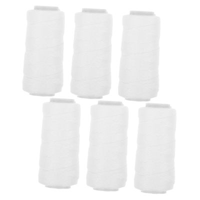 6Rolls Cotton Thread Hair Removal Tool Facial Hair Remover for Women Precision Epilator Thread for Smooth Skin for Brow Threading and Facial Hair Removal