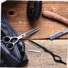 1 Set Manual Hairdressing Shaver Kit with Premium Blades Non Skid Handheld Haircut Razor for Home Use Beard Trimming Tool view 3