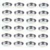 30Pcs Empty Round Metal Eyeshadow Pans for DIY Cosmetic Versatile Blusher and Eyeshadow Containers for Creating Custom Makeup Looks view 1