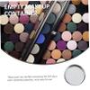 30Pcs Empty Round Metal Eyeshadow Pans for DIY Cosmetic Versatile Blusher and Eyeshadow Containers for Creating Custom Makeup Looks view 4