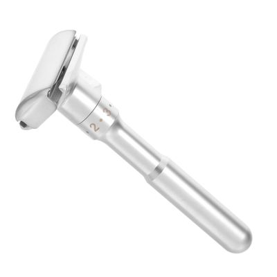 Vintage T Shaped Safety Razor for Men Durable Zinc Alloy Manual Shaver High Precision Beard Hair Trimmer Classic Design for Smooth Shaving Experience