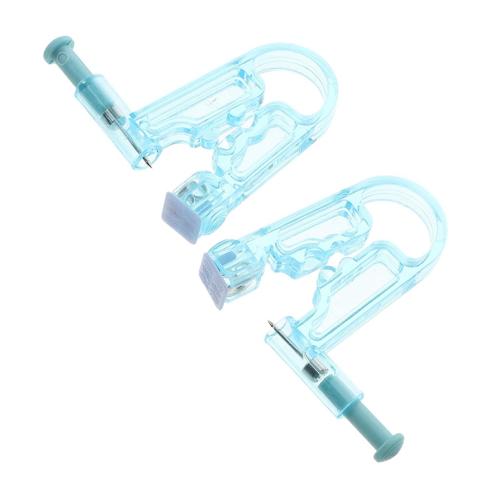 2pcs Ear Piercing Tool for Adults User Friendly Earring Piercer for Safe Home Travel Use Compact Lightweight Design