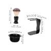1 Set Men Beard Grooming Kit Shaving Brush and Bowl Home Cleaning Tools for Healthy Beard Care Durable Lightweight Trimming Set view 2