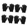 4Pairs Exfoliating Gloves for Body Scrubbing Convenient Dead Skin Remover Mitts for Shower Spa and Daily Use Made of Soft for Neck Shoulders and Feet view 1