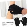 4Pairs Exfoliating Gloves for Body Scrubbing Convenient Dead Skin Remover Mitts for Shower Spa and Daily Use Made of Soft for Neck Shoulders and Feet view 4