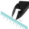 1Pc Double Spring Nail Clipper Ergonomic Stainless Steel Nail Trimmer for Fingernail Toenail Care for Home Travel Hotel Use Black view 4