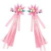 1 Pair Gradient Flower Tassel Hairpins Elegant Photography Hair Accessories for Performance Weddings and Dances Lightweight Headdress for Stylish Looks view 1