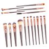 16pcs Makeup Brush Eye and Face Multi Function Kit for Contouring Blending Highlighting for Teen and Makeup Beginners Easy to Clean and Maintain view 1