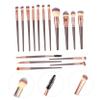16pcs Makeup Brush Eye and Face Multi Function Kit for Contouring Blending Highlighting for Teen and Makeup Beginners Easy to Clean and Maintain view 4