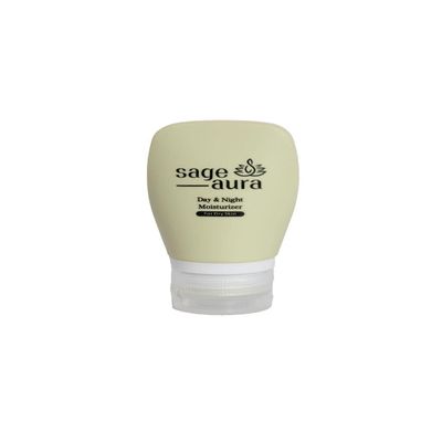 Sage Aura Day & Night Moisturizer | Tube/60 ml | Premium Ingredients | Fast Absorbing | Nourishes & Hydrates Dry & Dull Skin