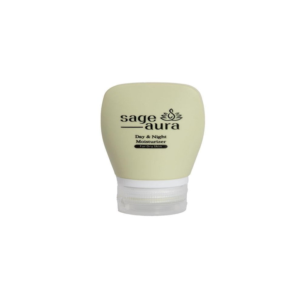 Sage Aura Day & Night Moisturizer | Tube/60 ml | Premium Ingredients | Fast Absorbing | Nourishes & Hydrates Dry & Dull Skin