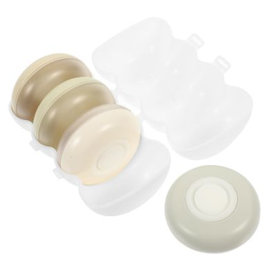 1Set Travel Lotion Jars Press Type Daily Use Lotion Containers Lightweight Skincare Travel Bottles for Outdoor Activities Compact and Durable Design