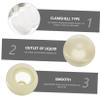 1Set Travel Lotion Jars Press Type Daily Use Lotion Containers Lightweight Skincare Travel Bottles for Outdoor Activities Compact and Durable Design view 2