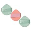 3Pcs Dual Use Makeup Comfortable Non Latex Sponges for Daily Use for Applying Foundation and Setting Powder Easy to Clean Random Colors view 1