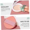 3Pcs Dual Use Makeup Comfortable Non Latex Sponges for Daily Use for Applying Foundation and Setting Powder Easy to Clean Random Colors view 3