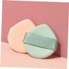 3Pcs Dual Use Makeup Comfortable Non Latex Sponges for Daily Use for Applying Foundation and Setting Powder Easy to Clean Random Colors view 4
