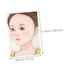2PCS Reusable Face Painting Practice Boards Washable Templates for Makeup Facial Art Fun Durable Safe Design for Parties Educational Activities and Creative Expression view 2