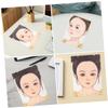 2PCS Reusable Face Painting Practice Boards Washable Templates for Makeup Facial Art Fun Durable Safe Design for Parties Educational Activities and Creative Expression view 3