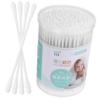200Pcs Care Cotton Swabs Double Tipped Buds for Wound Care Makeup Applications Safe Ear Cleaning and Crafts Convenient Storage Box Included view 1