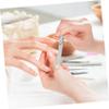2Pcs Stainless Steel Fingernail File with Leather Case Double Sided Manicure Pedicure Tools for Men Women Ergonomic Design for Comfortable Grip for Home and Travel view 4