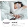 BATHVEVE 1pc Silk Eye Mask Silk Sleep Mask Eye Shade Eye Masks for Sleeping Blindfold Sleep Blackout Eyeshade Sleep Rest Patch Grey view 4