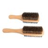 2Pcs Double Sided Bristle Hair Brushes for Men Versatile Grooming Styling Tools for Fine Hair Beard Care and Daily Maintenance Durable Gentle Cleaning Brushes view 1