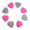 8Pcs Heart Shaped Makeup Washable Reusable Cosmetic Tools for Foundation Blusher and Powder Application Fluffy Design with Strap for Easy Use view 1