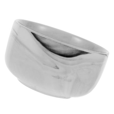 PartyKindom Marble Pattern Shaving Bowl Shaving Container for Men Durable Maker Thick Edges for Smooth Use for Home Travel Grooming