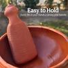Pumice Stone for Feet Lasts 5Years or More. ( Pack of Two ).Foot Exfoliator Scrubber Callus Remover. Made of Natural Soil. view 2