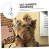 2PCS Pet Hair Scissors Round Head Pet Grooming Shears for Home and Professional Use Durable Hair Trimmer for Cats and Dogs and Styling view 4