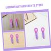 NIYANGLE 2pcs Portable Belly Button Cleaning Brush Kit Soft Navel Brush for Gentle Cleaning Ergonomic Design for Travel and Bathing view 3