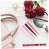 4Pcs Stainless Steel Pointed Mouth Tweezers Versatile Eyebrow Clips for Hair Removal Ergonomic Design Durable Lightweight for Travel view 3