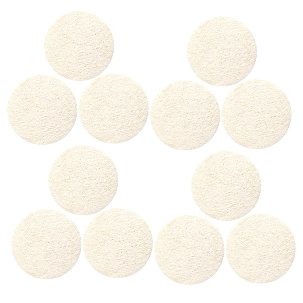 15Pcs Exfoliating Loofah Face Pads Soft Facial Scrub Wash Sponges for Gentle Makeup Removal and Skin Revitalization for Men and Women