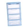 1Pc Transparent Drawer Storage Box Sundries Container with Layers for Makeup Stationery More Durable and Wear Resistant Desktop Organizer for Home Office Use view 1